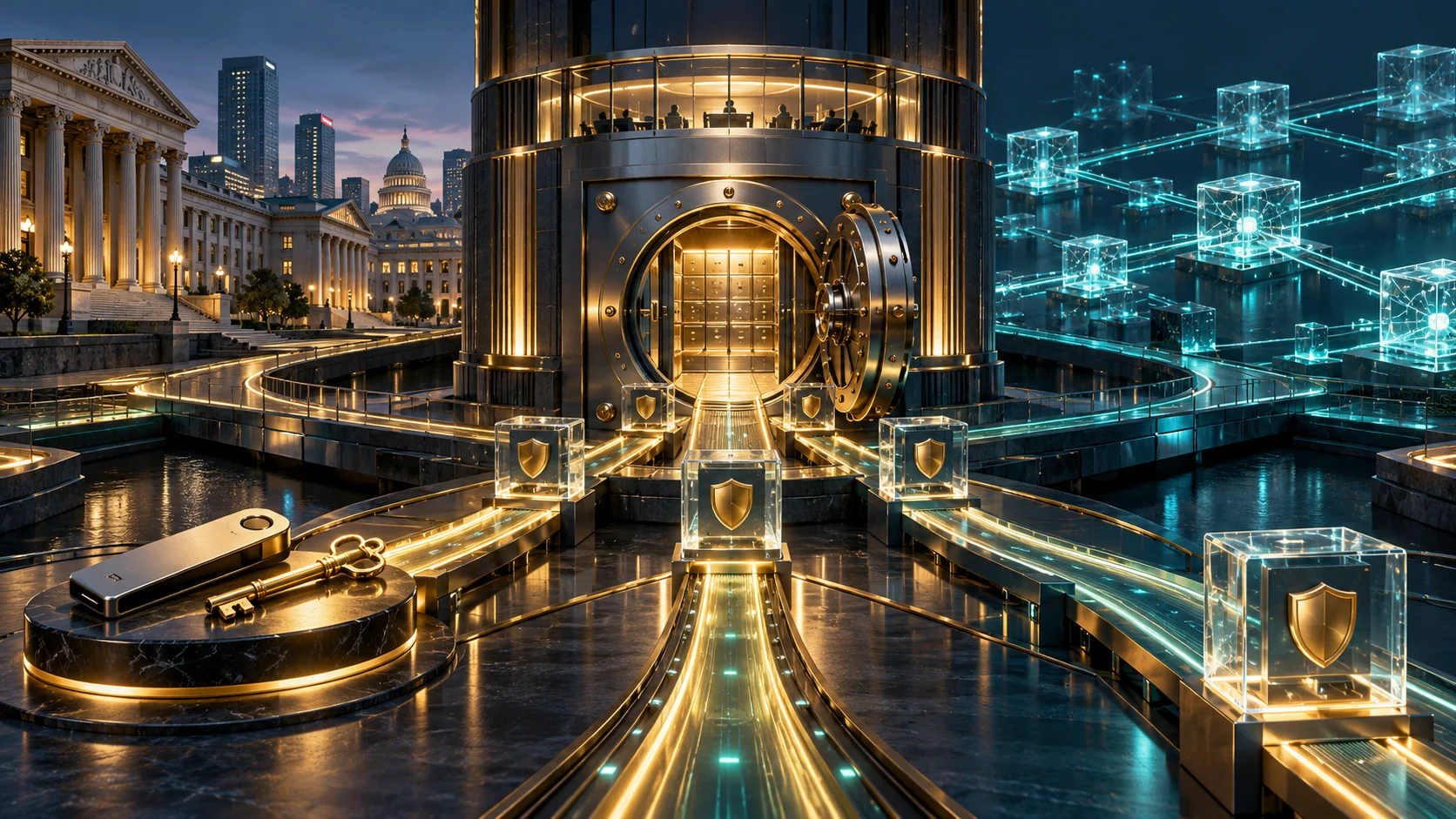 连接传统金融与区块链的受监管加密资产托管 / Regulated crypto custody bridging traditional finance and blockchain networks